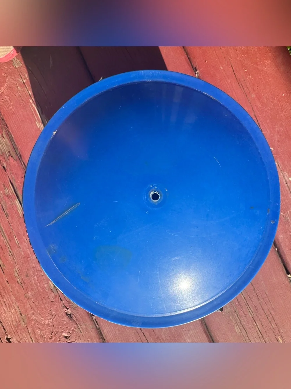 Vintage Patriotic Ice Bucket Blue w Red White 1776 4th of July 250th BBQ Cookout